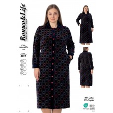 Халат Romeo Life  велюр 8029